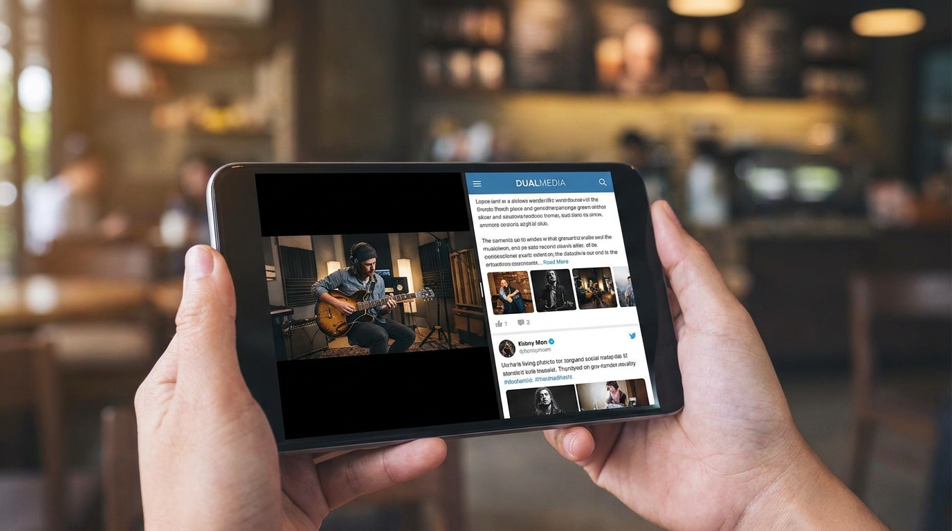 application mobile dualmedia